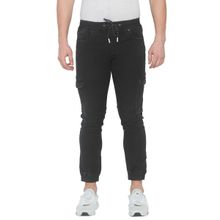 Spykar Men Black Jogger Jeans