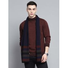 Monte Carlo Men Acrylic Stripes Multi-Color Muffler