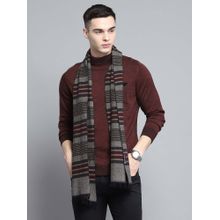 Monte Carlo Men Acrylic Stripes Multi-Color Muffler