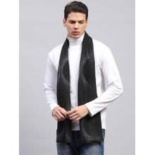 Monte Carlo Men Cotton Woven Grey Muffler