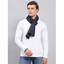 Monte Carlo Men Acrylic Woven Navy Blue Muffler