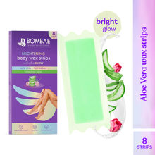 Bombae Women Full Body Wax Strips For Sensitive Skin- (8+2 Strips) - Hair Removal With Aloe Vera Gel