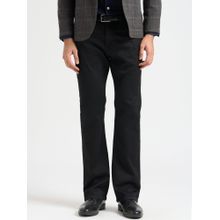 Selected Men Black Bootcut Jeans