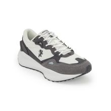 Red Tape Men Colorblocked Grey and White Lifestyle Sneakers