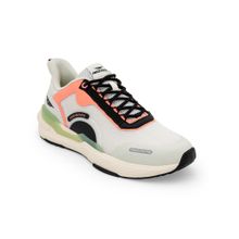 Red Tape Men Colourblocked White & Orange Athleisure Walking Shoes