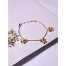 ToniQ Classic Gold Plated Charm Bracelet for Women