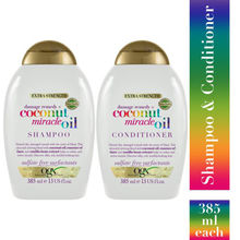 OGX Extra Strength Damage Remedy Coconut Miracle Oil Shampoo+ Conditioner