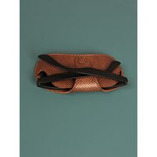 The House Of Ganges Jace Vegan Leather Sunglass Case Sienna (S)