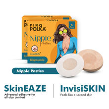 PINQ POLKA Disposable Nipple Pasties Sweat Proof Nipple Covers Cotton Feel Pasties Nude