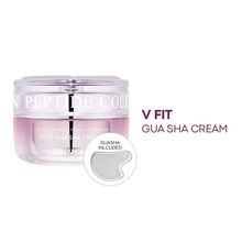 TONYMOLY Korean Collagen Peptide VFit Gua Sha Cream,Anti-Aging Face Cream with Built-In Gua Sha Tool