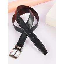 ZEVORA Men Reversible Belt-Black