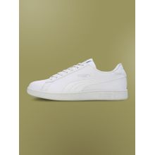 Puma Smashic Unisex White Sneakers (UK 3)