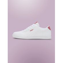 Puma Carina Slim Perf Womens Off White & Pink Sneakers
