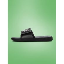 Puma Royalcat Comfort Unisex Black & Grey Sliders