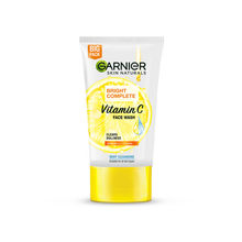 Garnier Vitamin C Gel Face Wash for Brighter Skin Gently Cleanses Skin & Removes impurities