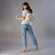 Juicy Couture White Embellished Pu Backpack