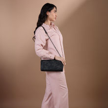 Juicy Couture Black Embellished Pu Slingbag