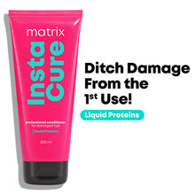 Matrix InstaCure Liquid Protein Conditioner for Damaged Hair, Reduced Split Ends & Breakage