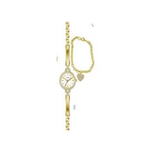 Timex Women Round Gold-Tone Alloy Analog Watch with Bracelet - TWG067900UJ (M)