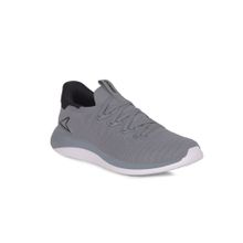 Power Men Slip On Sports Grey Running Shoes