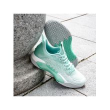Red Tape ETPU Men Textured Sea Green Basketball Shoes