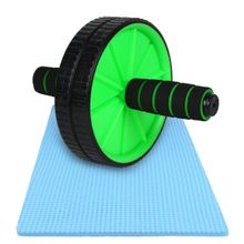 Strauss Double Exercise Wheel (Green)