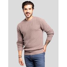 ROOKIES Olivish Mauve Round Neck Pullover Sweater