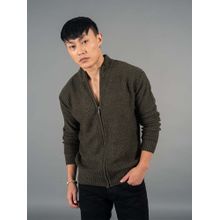 ROOKIES Anthra High Neck Zipper Sweater