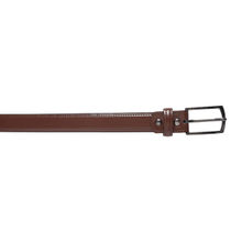 Bulchee Men's Glossy Leather Belt (casual, Brown)