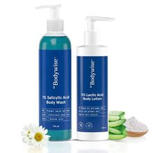 Be Bodywise Bodywash + 5% Lactic Acid Lotion