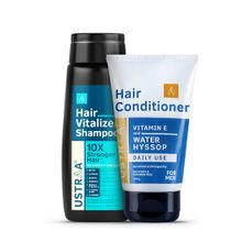 Ustraa Hair Vitalizer Shampoo & Hair Conditioner Daily-Use Combo