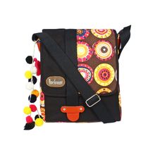 Anekaant Fancy Multicolour Canvas Messenger Bag