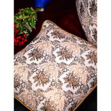 StudioHMK Multi Color Polyester Printed Square Cushion Cover (16x16 inches)