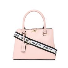 Aldo Solid Pink Satchel Bag