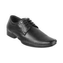 Metro Mens Black Formal Lace-Ups ShoesMetro Black Solid Lace-ups Shoes