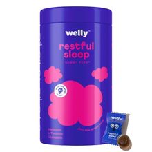 Welly Restful Sleep Gummies Grape Flavour - Melatonin for Beauty Sleep