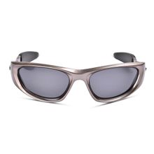 Voyage Grey Wrap Round Sunglasses for Men & Women - P5012Mg4021 (68)