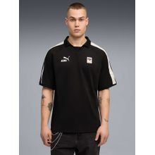 Puma King Mens Relaxed Fit Fanpack Collar Jersey Germany Black
