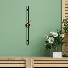 The Artment Nordic Minimalist Gold Needle Wall Clock - Black