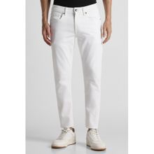 Louis Philippe Men White Light Smart Regular Fit Jeans