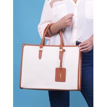 Horra 13 Inch Women's Office Laptop Bag Off White