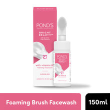 Ponds Bright Beauty Foaming Brush Facewash For Glowing Skin