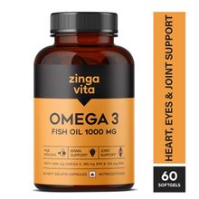 Zingavita Omega 3 Fish Oil Capsule 1000 Mg
