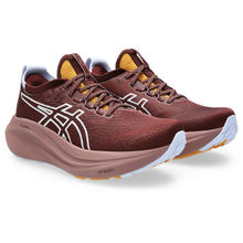 ASICS GEL-NIMBUS 27 TR Women Brown Running Shoes