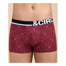 Tailor and Circus Maroon Men's Airsoft Trunk