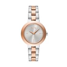 ARMANI EXCHANGE Women Silver Dial Round Stainless Steel Watch - AX5172