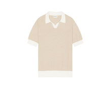 Bound Texture Knit Polo