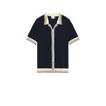 Bound Stevie Waffle Ribbed Knit Polo