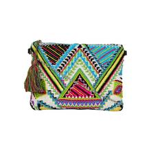 Anekaant Glitzy Multicolor Jacquard Sling Bag