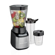 Hamilton Beach Stay or Go, Mixer/Grinder/Blender, Blender for Smoothies, 650W, 8Pc